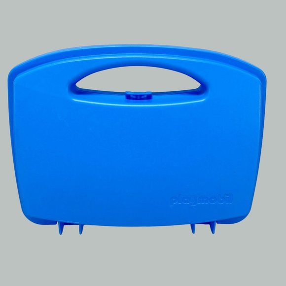 Playmobil Empty Plastic Storage Carrying Case Blue - Picture 1 of 9